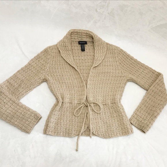 Ideology Drawstring Knit Cardigan - Picture 2 of 5